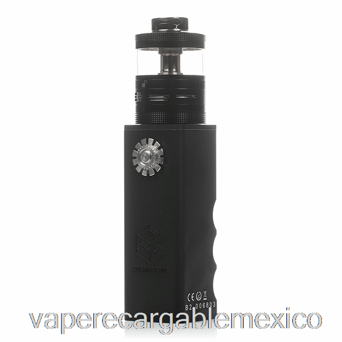 Vape Recargable Steam Crave Titan Advanced Combo Rdta Kit De Inicio Negro
